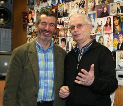 Oswald Sattler und BRF2-Musikchef Guy Janssens