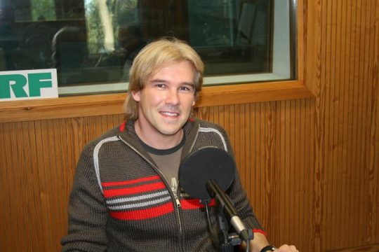 Jens Bogner im BRF-Studio