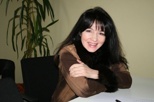 Mara Kayser im BRF-Funkhaus