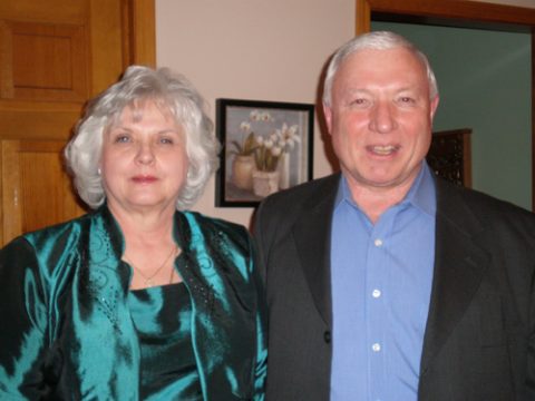 Ludwig Dries aus Wiesenbach zusammen mit seiner Frau Joan