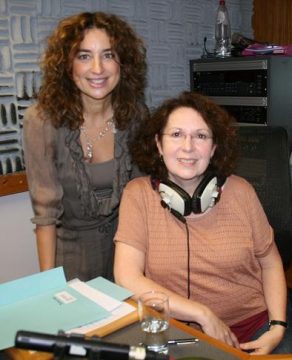 Isabel Varell und BRF2-Moderatorin Karin Meyer