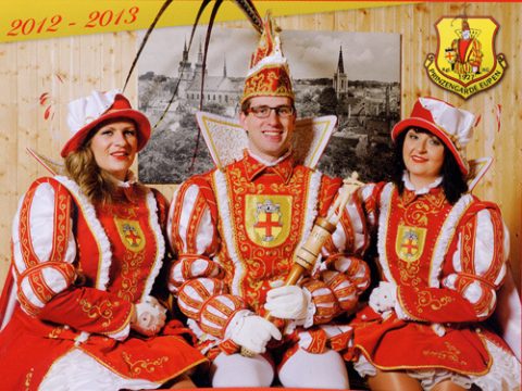 Prinz Andreas I. mit Myriam und Nadia