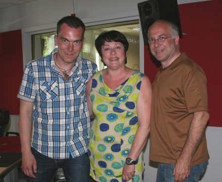 Arno Zillmer mit Gaby Heinen und Horst Senker