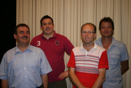Klaus Stoffels, Pascal Gangolf, Roger Wolff und Patrick Keus