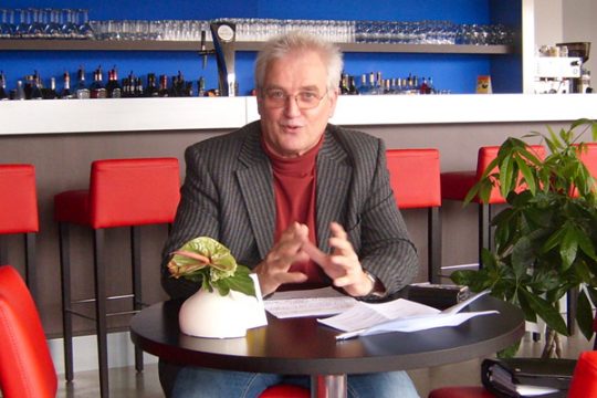 Lorenz Paasch im Café Trottinette im St. Vither Triangel