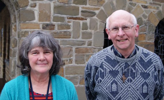 Marlene Backes und Leo Palm in Banneux