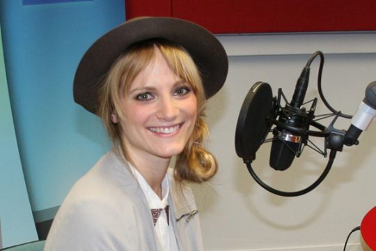 Betty Dittrich im BRF2-Studio