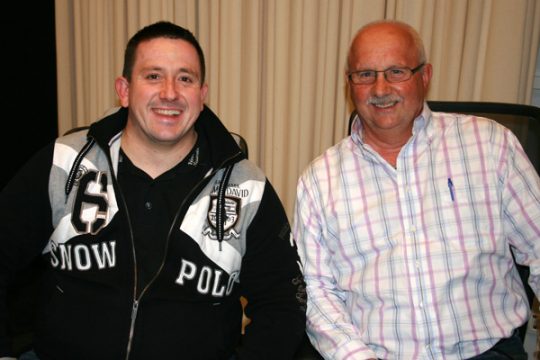 Pascal Gangolf und Erwin Hannen im Studio St. Vith