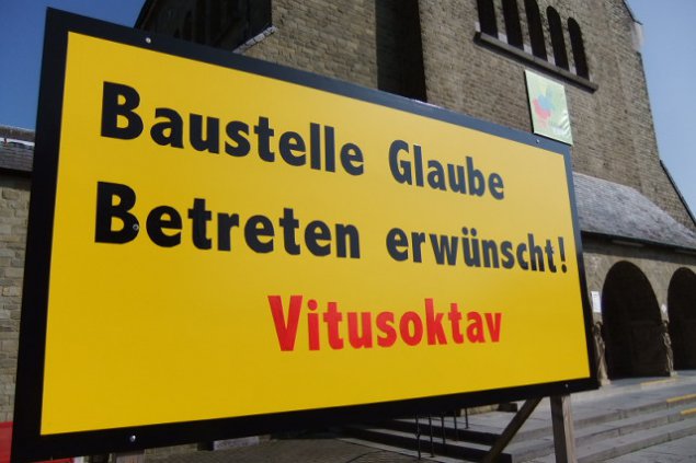 Baustelle Glaube - Betreten erwünscht! (Motto der Vitusoktav 2012)
