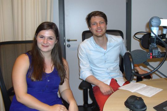 Elena Hoffmann und Yannick Ballmann zu Gast in "Mundart"