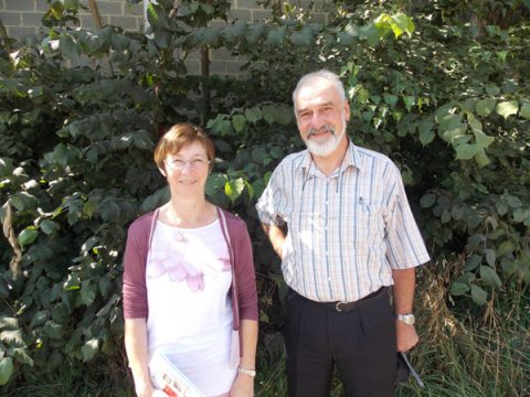 Christel Greimers und Reinhold Halmes (ZVS)