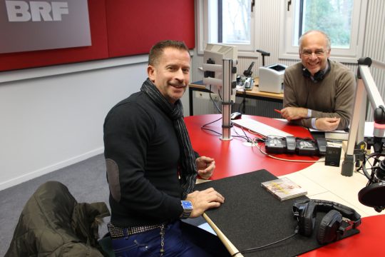 Leonard zu Gast bei Moderator Horst Senker (Archivbild 2014)