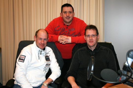 Frank und Michael Marx von "Silvermoon" mit Moderator Pascal Gangolf