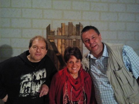 Volksbühne Kelmis: (v.l.) Marc Hamel, Anneliese Wechseler, André Bulkaert