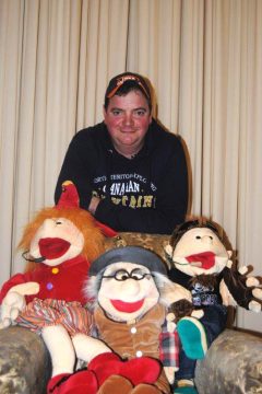 Bauchredner René Frauenkron aus Alster mit seinen Showpartnern Dodo, Jupp und Johnny