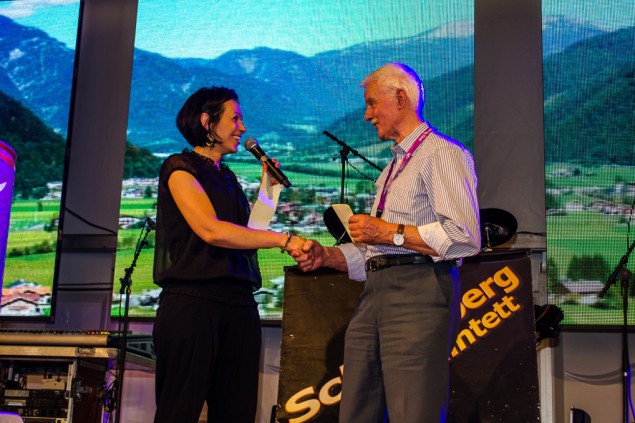 BRF2-Gewinner Karl Bonni mit Heike Verheggen