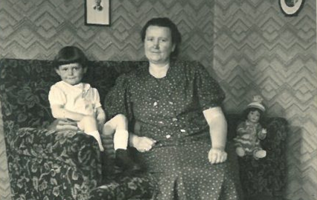 Hans Wertz und Mamma Franziska 1939