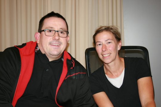 Pascal Gangolf und Karin Messerich