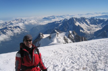 Wolfgang Hermann auf dem Mont Blanc