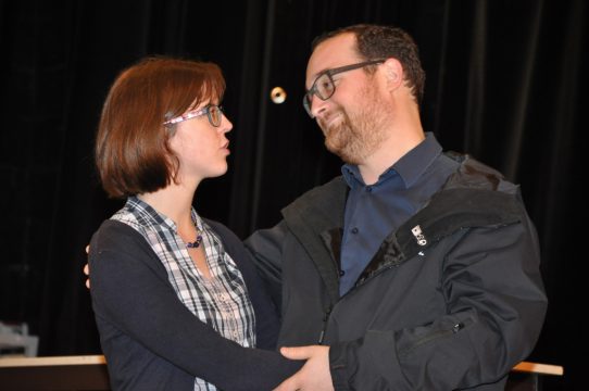 Probe der Raerener Laienbühne