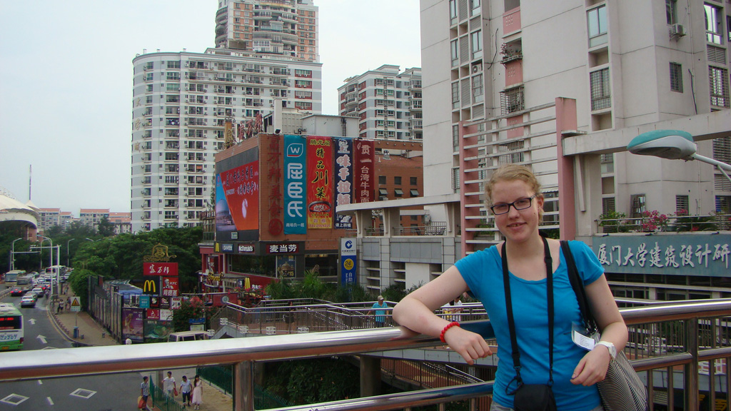 Catherine Hoffmann aus Weppeler auf Studienreise in China