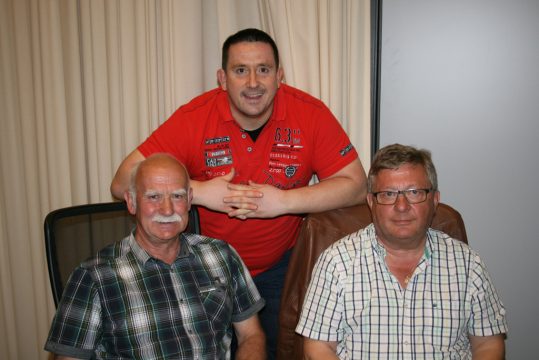 Norbert Huppertz, Pascal Gangolf und René Hartmann