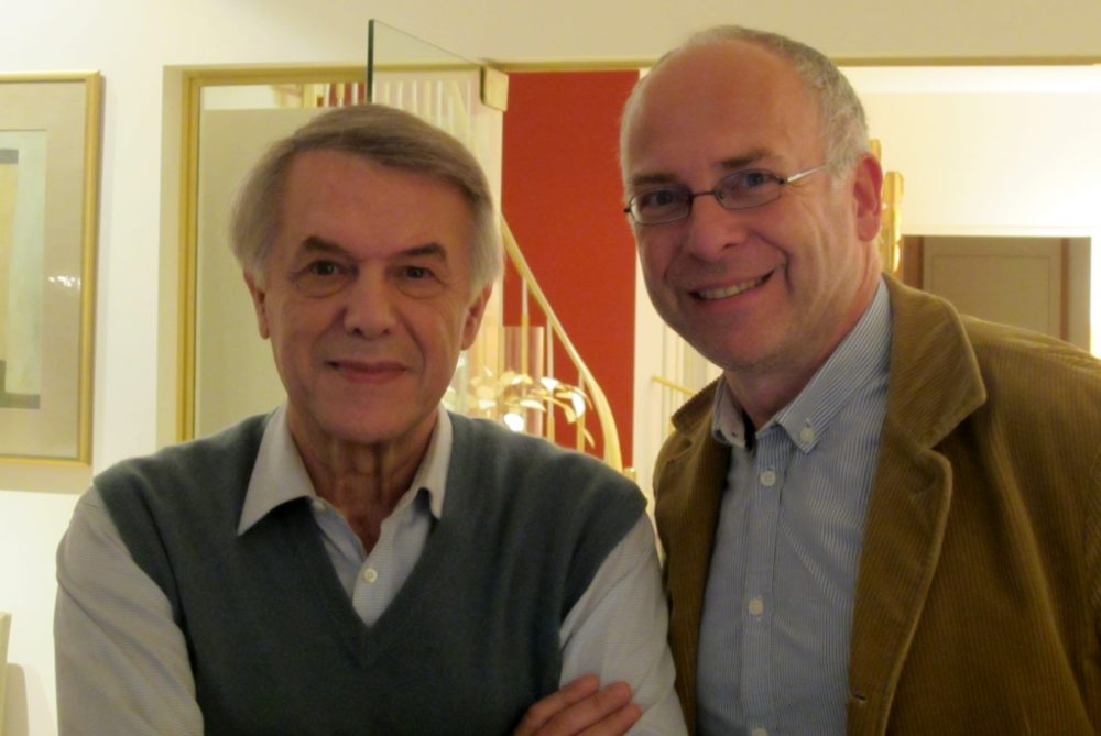 Horst Senker gratuliert Adamo zum 70. Geburtstag