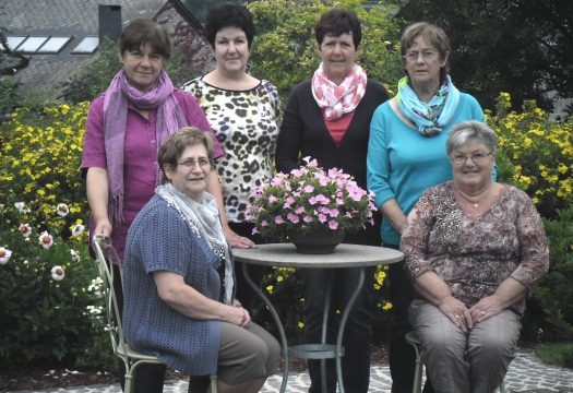 Missionsgruppe Recht: (V.l.n.r.) Lisa Zewen, Bernadette Felten, Brigitte Zanzen und Hilde Lenges (hinten), Martha Mertens und Wilma Theissen (vorne)