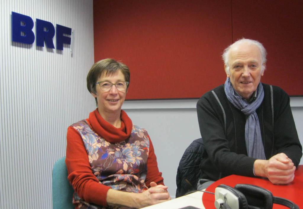 Christel Jost mit ihrem Gast Manfred Dollendorf