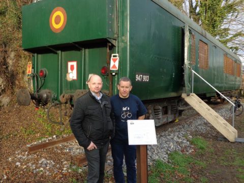 Raymond Lenaerts, Präsident und Günther Havenith, Schriftführer der Vereinigung 1871 Kelmis-La Calamine
