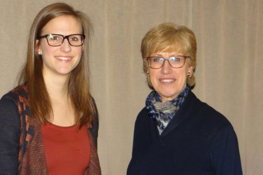 Susanne Herzhoff und Moderatorin Marita Marquet