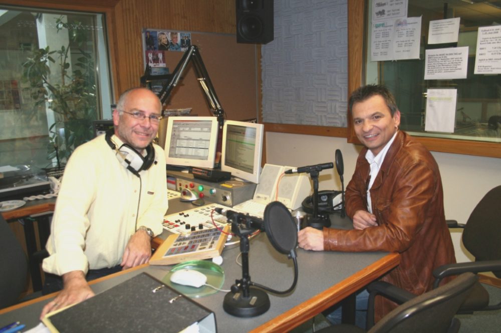 Markus Wolfahrt von den Klostertalern zu Gast bei Horst Senker (Archivfoto 2008)