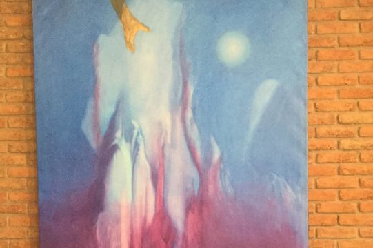 Ausstellung von Johannes Wickert in der Protestantischen Kirche in Malmedy zu Passion und Ostern