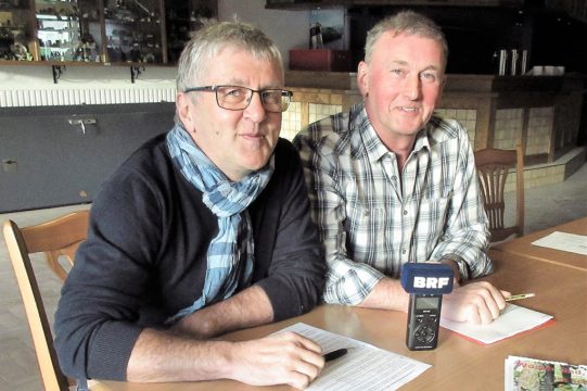 Ewald Gangolf (Präsident des Schönberg-Treffens) und Werner Meyer (Koordinator)