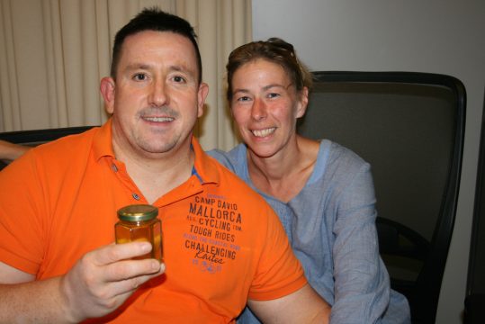 Pascal Gangolf mit Karin Messerich