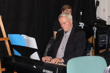 Eupener Mundartveranstaltung 2017: Werner Fischer am Keyboard