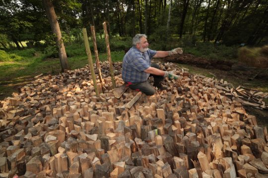 Gerd Linden beim Meilerfest in Düttling 2016 (Bild: Manfred Hilgers)
