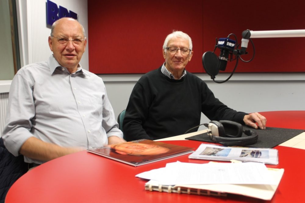 Dr.Joseph Braun zu Gast bei Mundartmoderator Siegfried Krings (Foto: BRF)