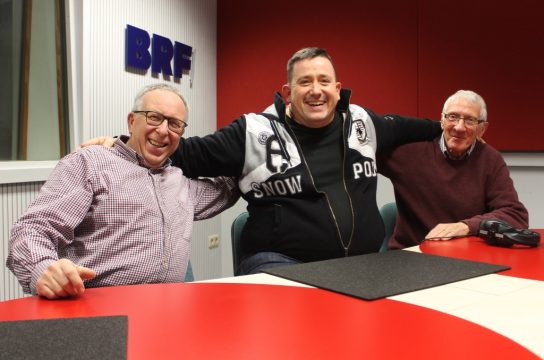 Eifeler Mundartmoderatoren: Raymond Schwall, Pascal Gangolf und Siegfried Krings