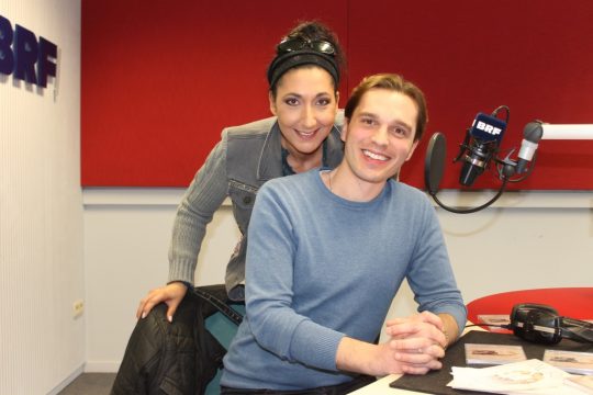 Alexandre Gern und Texterin Susan Ebrahimi stellen das Trio Aura vor