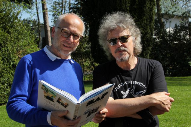 Wolfgang Niedecken zu Gast im Künstlertreff bei Horst Senker (Bild: Julien Claessen/BRF)