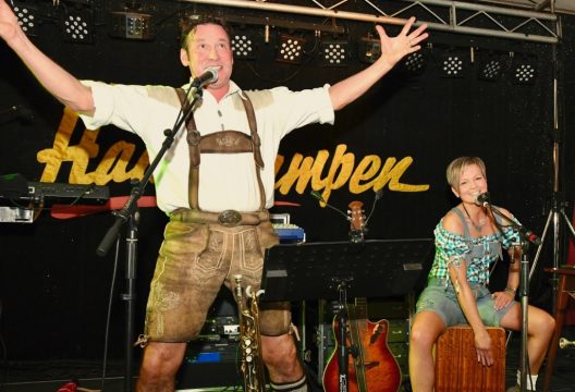 Wa-Ta Touille - Walter undTanja - im Vorprogramm der Haderlumpen am 21.4.2018 in Dürler