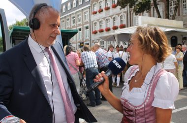 Tirolerfest 2018 BRF und RAI - Andreas Falkensteiner, Bürgermeister von Kiens
