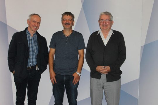 Johannes Weber, Raymond Andres und Walter Langer (vlnr)