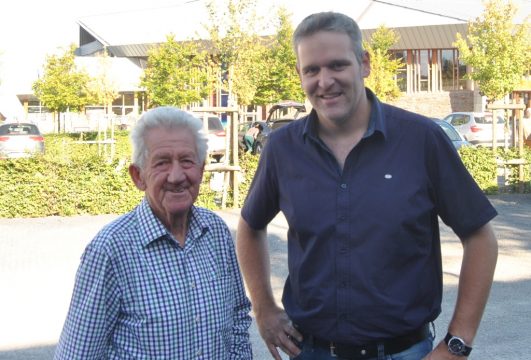 Die Luxemburger Jäger (vl) Pierre Morn und Bob Rinnen (Foto: Patrick Felten, BRF)
