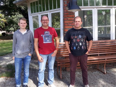 Nico Emonts, André Everts und Marc Hamel von der Volksbühne Kelmis (Bild: privat)