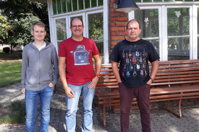 Nico Emonts, André Everts und Marc Hamel von der Volksbühne Kelmis (Bild: privat)
