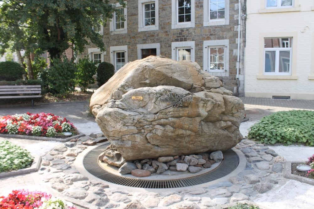 25 Jahre Wäserpeer Eupen Erinnerungstafel (Foto: Renate Ducomble, BRF)