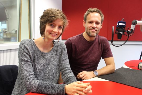 Milou und Flint im BRF2 Studio