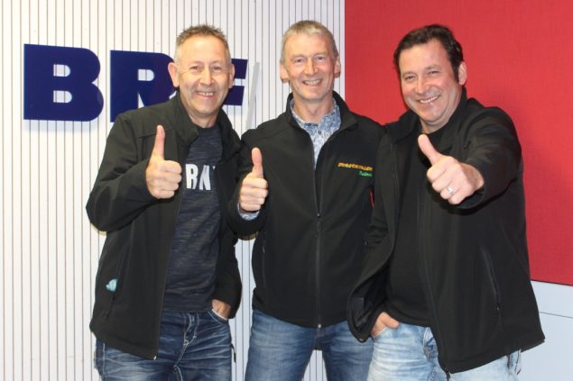 Dieter, Rainer und Walter präsentieren das neue Album der Froschtaler